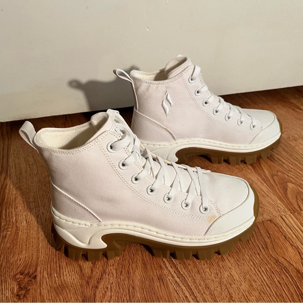Mark Nason White High-Top Women's Sneakers